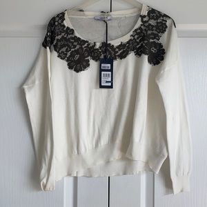 Liu Jo ,Superb sweater with lace